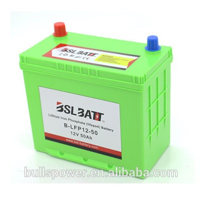 Customized 12v 50ah lithium ion battery pack lifepo4 electric car jump start li-ion battery